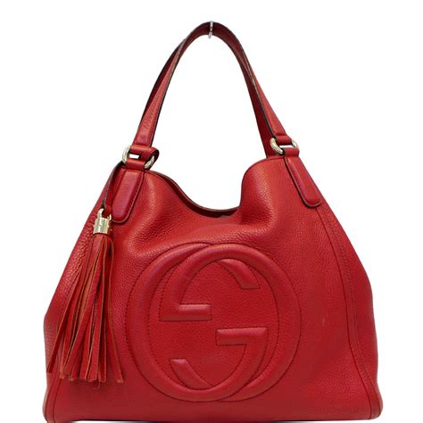 red gucci soho purse|Gucci soho shoulder bag black.